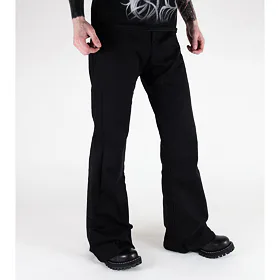 kalhoty gothic BLACK PISTOL Loon Hipster Denim Black 26