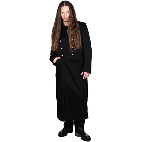 BLACK PISTOL Army Coat Denim Černá S